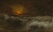 George Inness, Sunset over the Sea
